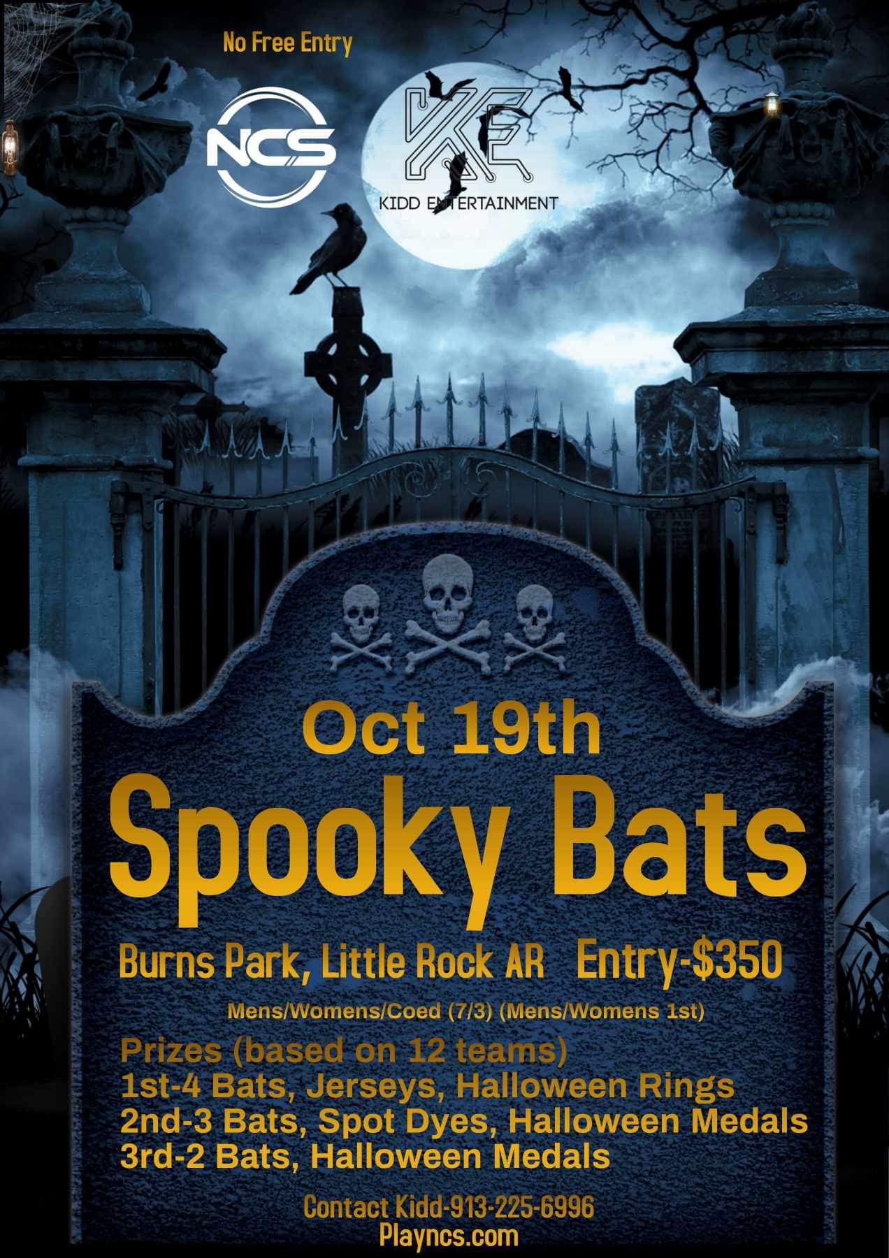 Spooky Bats Logo