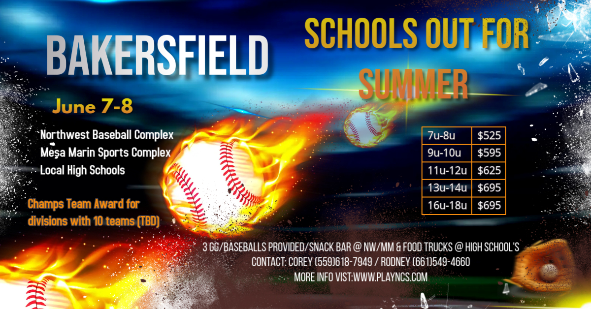 Bakersfield School's Out for Summer Logo