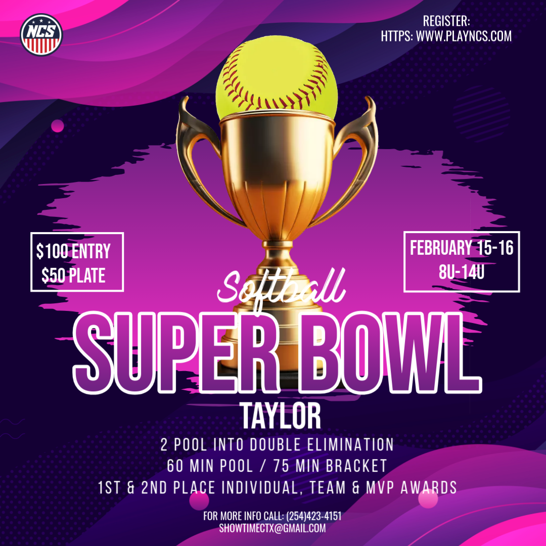 SOFTBALL SUPER BOWL Logo