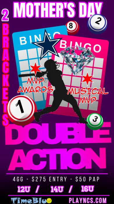 DOUBLE ACTION!!   2 Brackets   ****STARS & DIAMONDS**** Logo