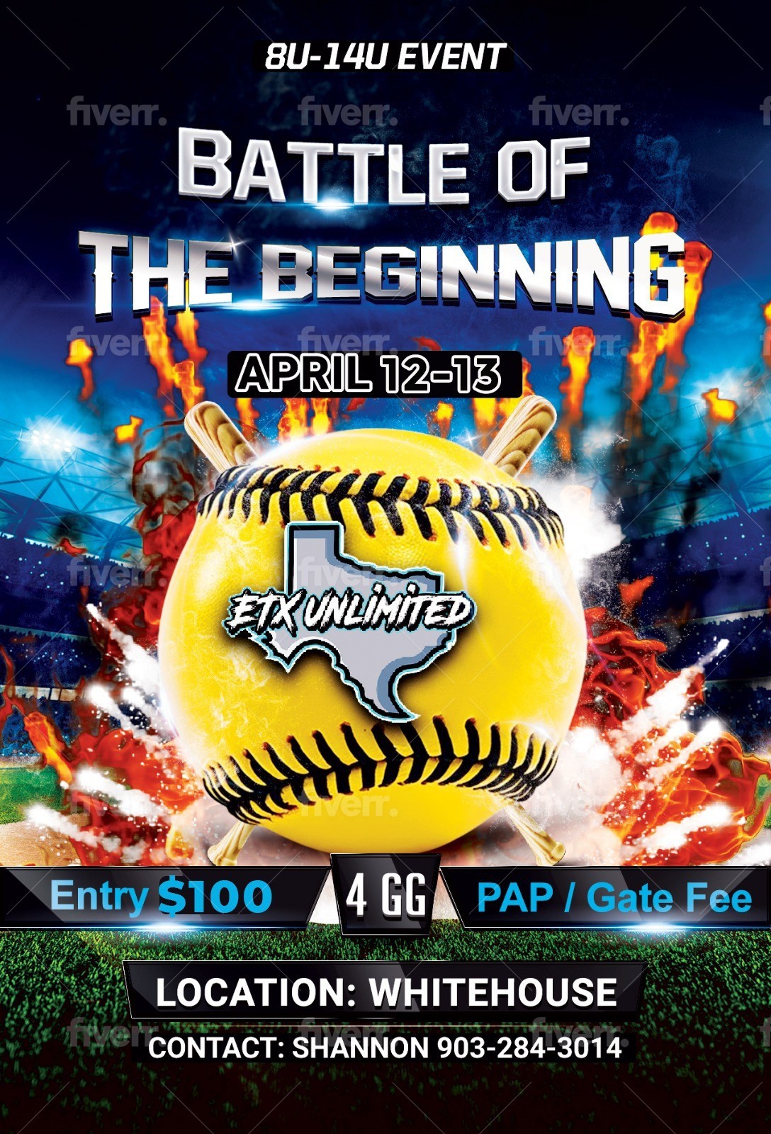 Battle of the Beginning 2nd Annual ETX Unlimited Fund Raising Event Logo