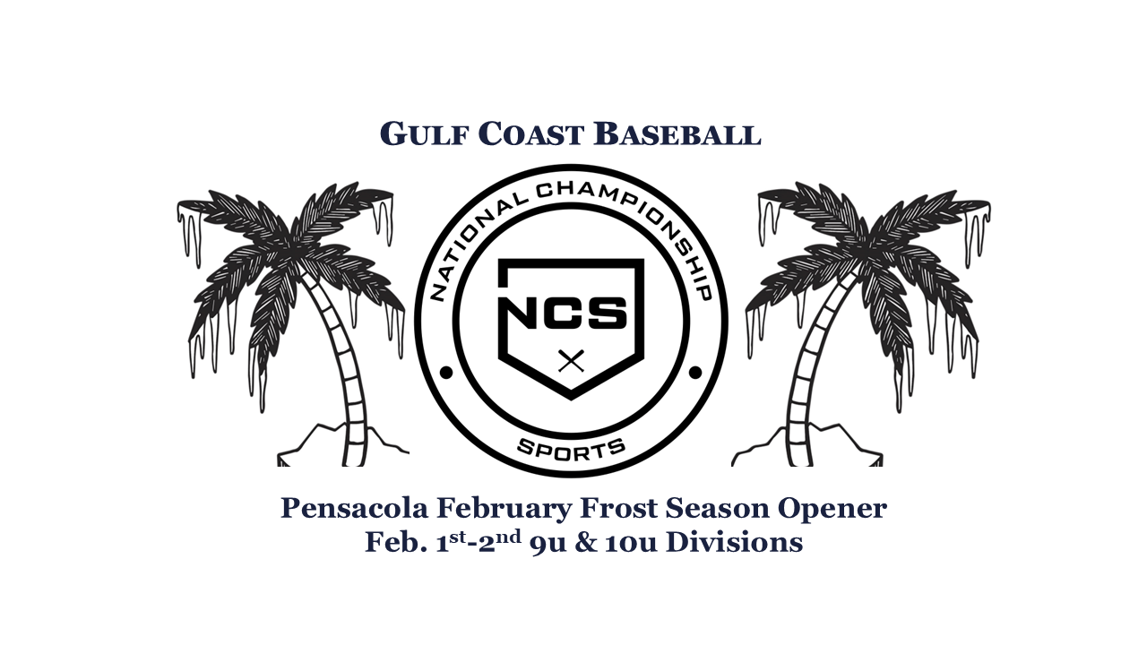 2025 NCS Pensacola February Frost 9u & 10u Season Opener Logo