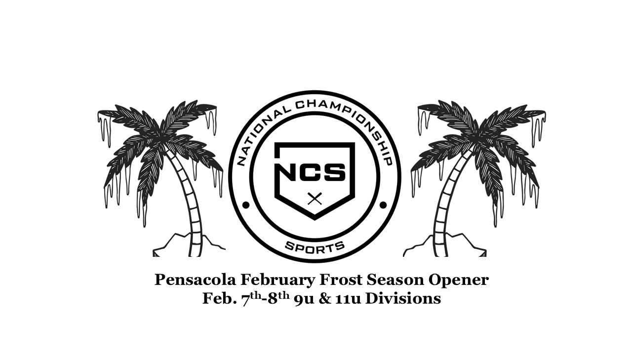 2025 NCS Pensacola February Frost 9u & 11u Season Opener Logo