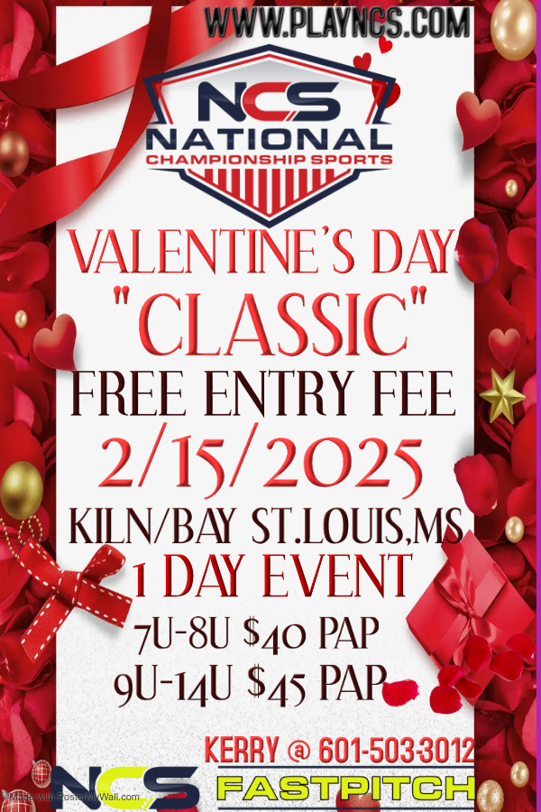 NCS GULF COAST REGION - VALENTINE"S DAY CLASSIC - 1 DAY EVENT - FREE ENTRY FEE + PAP - MVP EVENT Logo