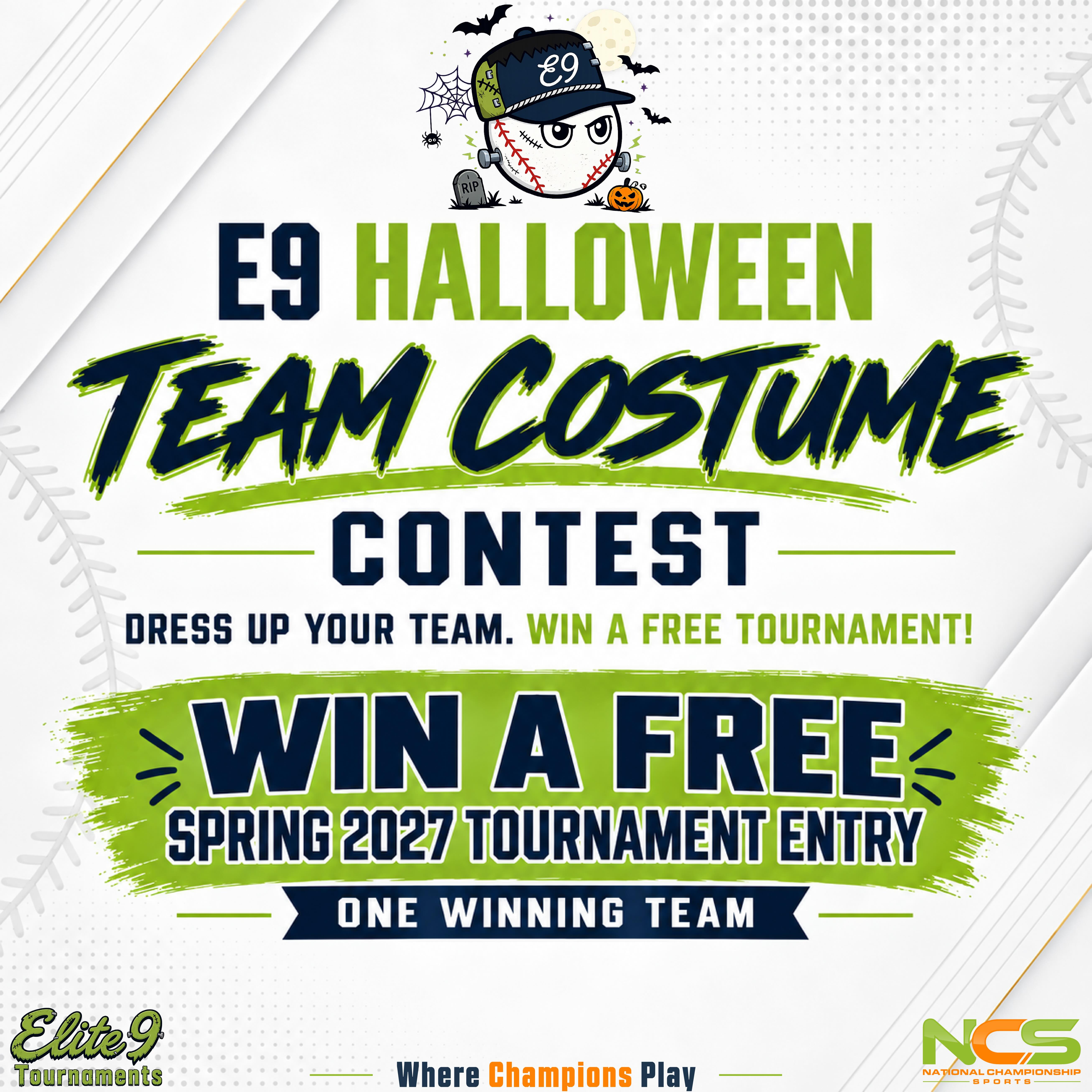 Contest Insurance National Championship Sports | Baseball | E9 HALLOWEEN CLASSIC ...
