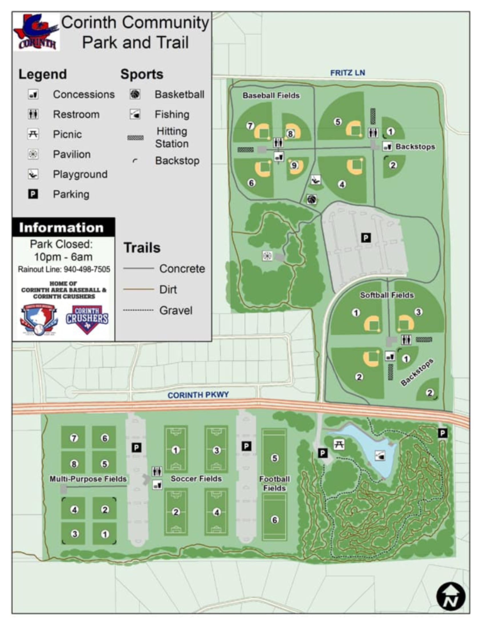 Corinth Community Baseball Fields