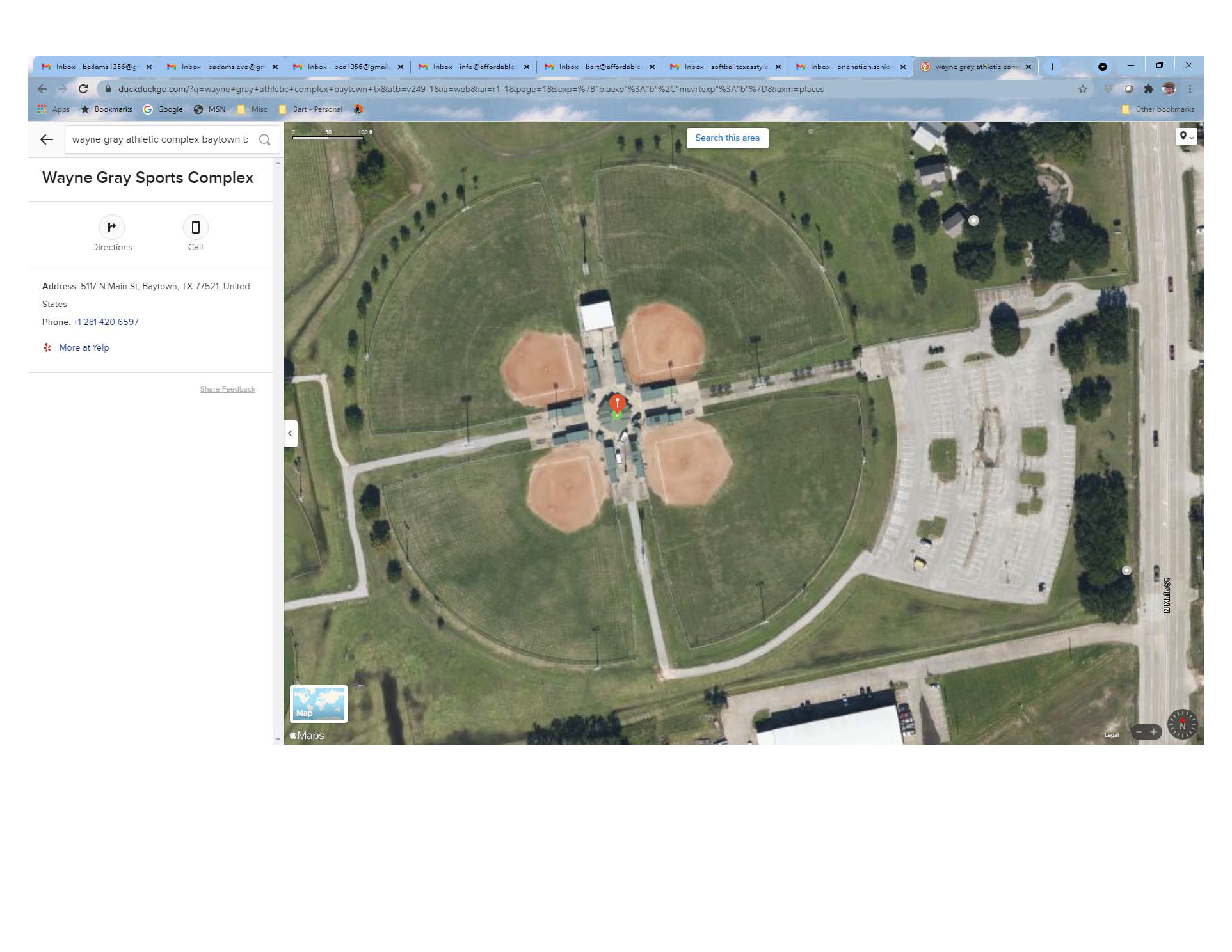 Wayne Gray Softball Complex