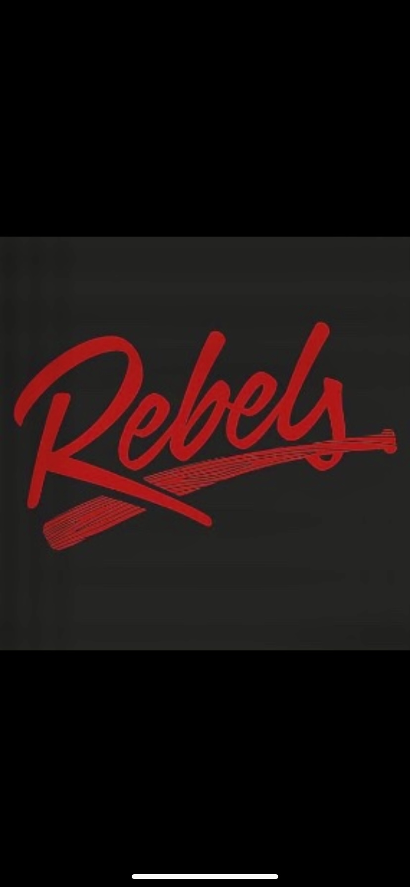 National Championship Sports Baseball Rebels Black 10U D1