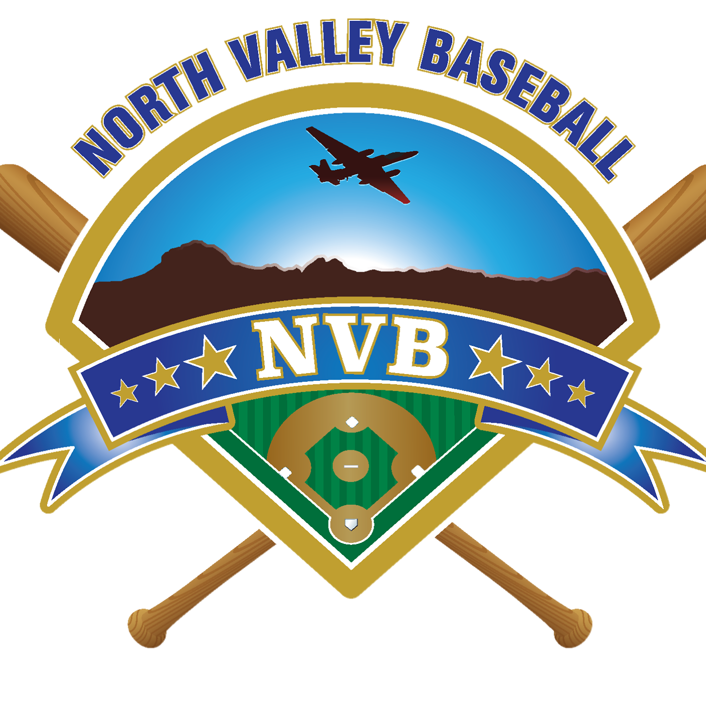 National Championship Sports Baseball NORTH VALLEY BASEBALLGOLD