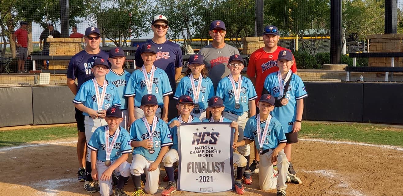 National Championship Sports Baseball Texas Rattlers Wylie 10U D3
