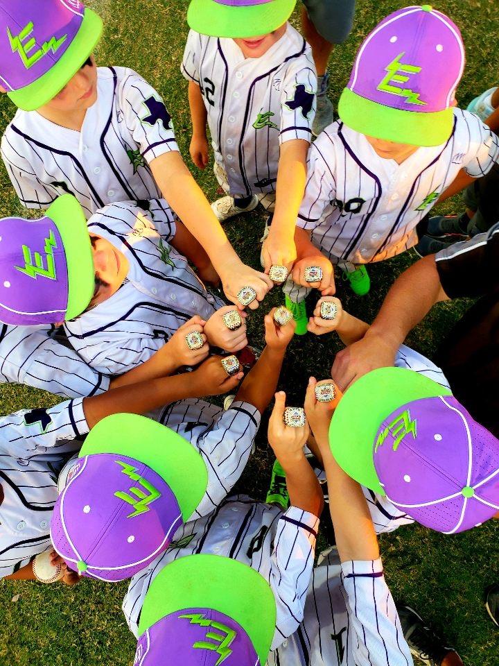 National Championship Sports Baseball Lightning EliteClayton 8U