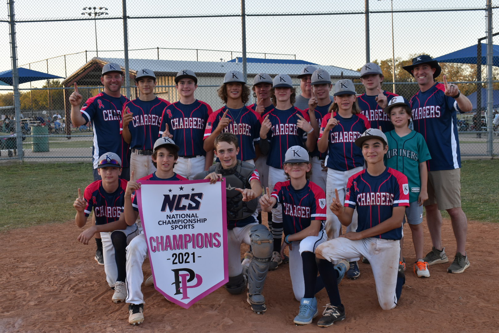 National Championship Sports Baseball Keller ChargersHenry 14U D2