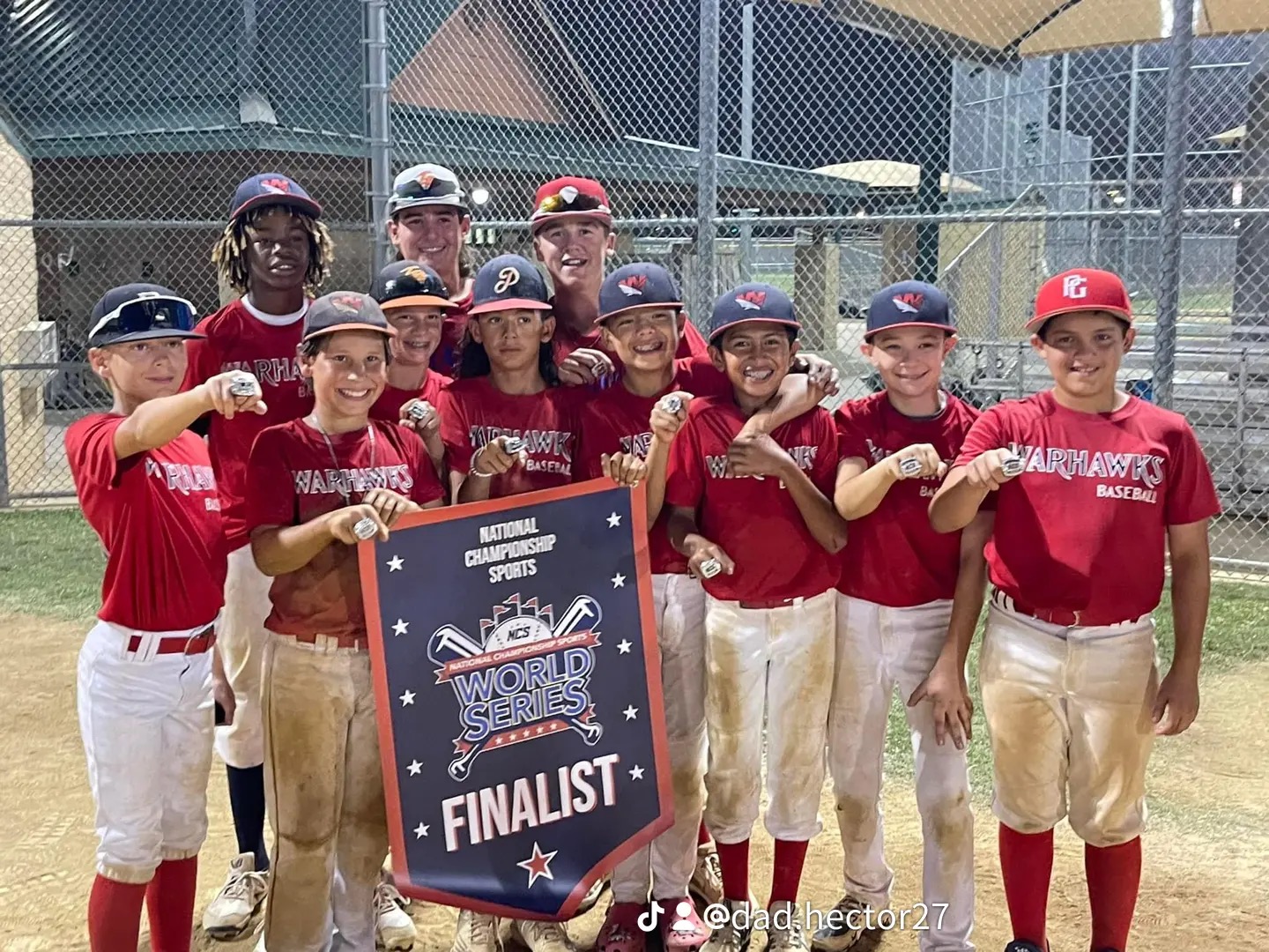 National Championship Sports Baseball WARHAWKS BASEBALL 11U D2