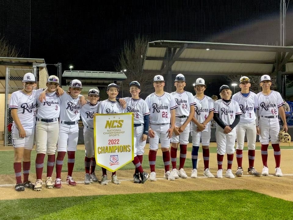 National Championship Sports Baseball Frisco Riders Taylor 13U D1