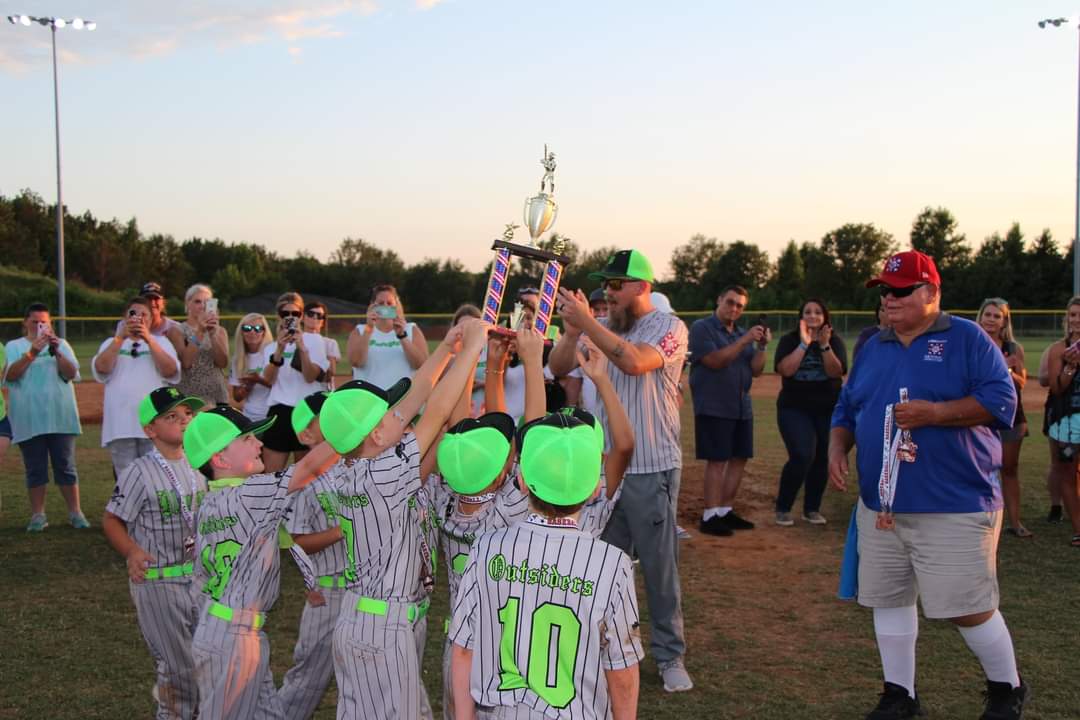 National Championship Sports Baseball Blanchard Outsiders 8U REC CP