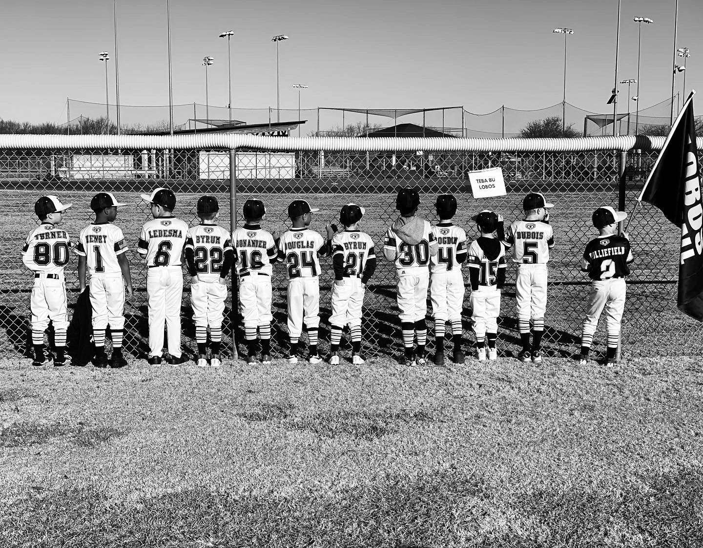 National Championship Sports Baseball Little Elm Lobos Brogdon 7U D3