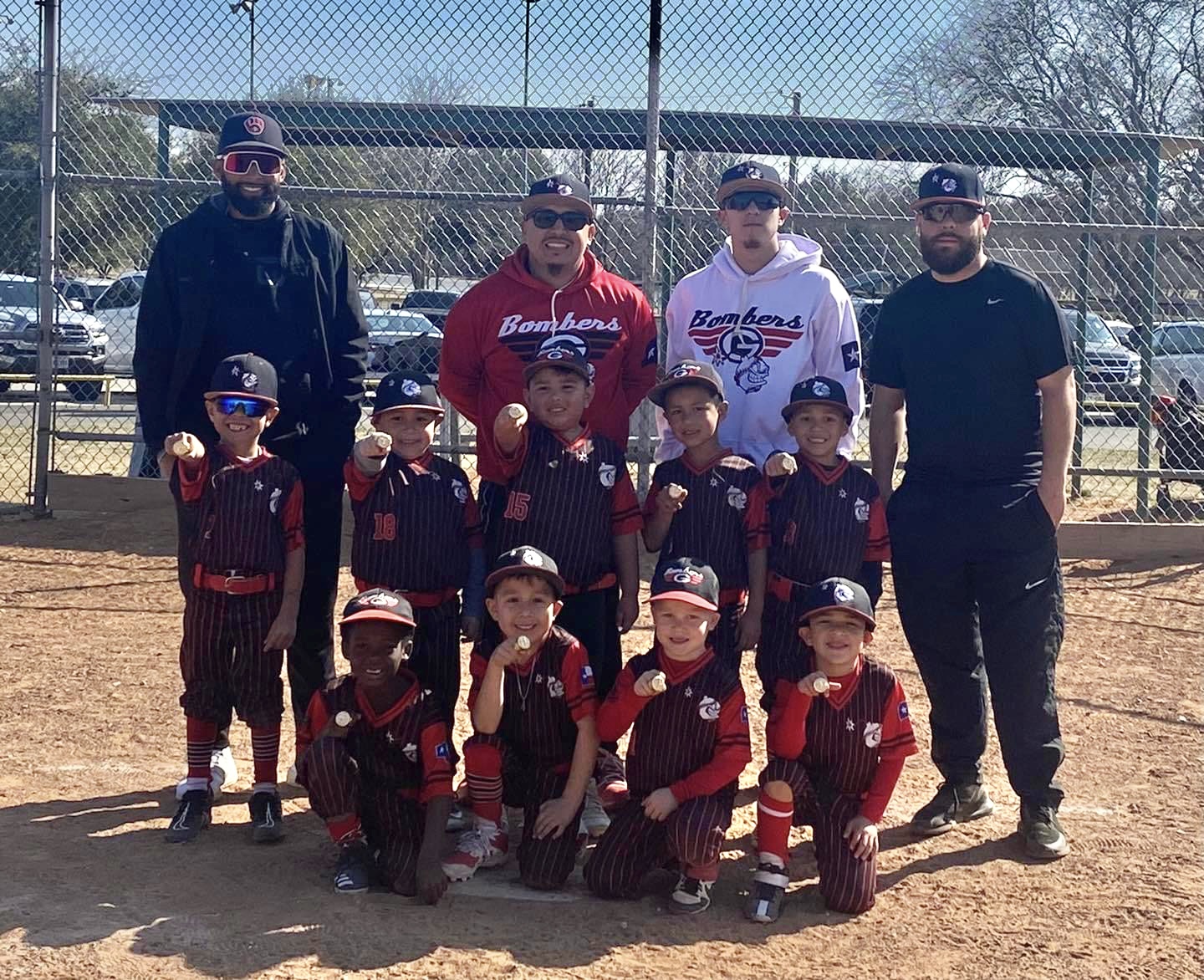 National Championship Sports Baseball Garland Bombers 6U D3