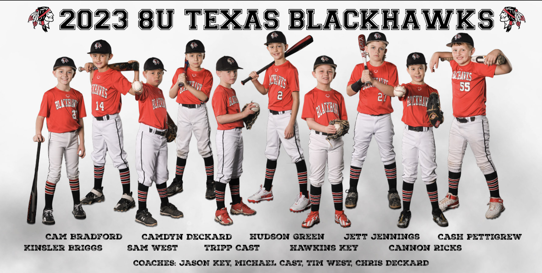 National Championship Sports Baseball Texas Blackhawks 8U D2 KP