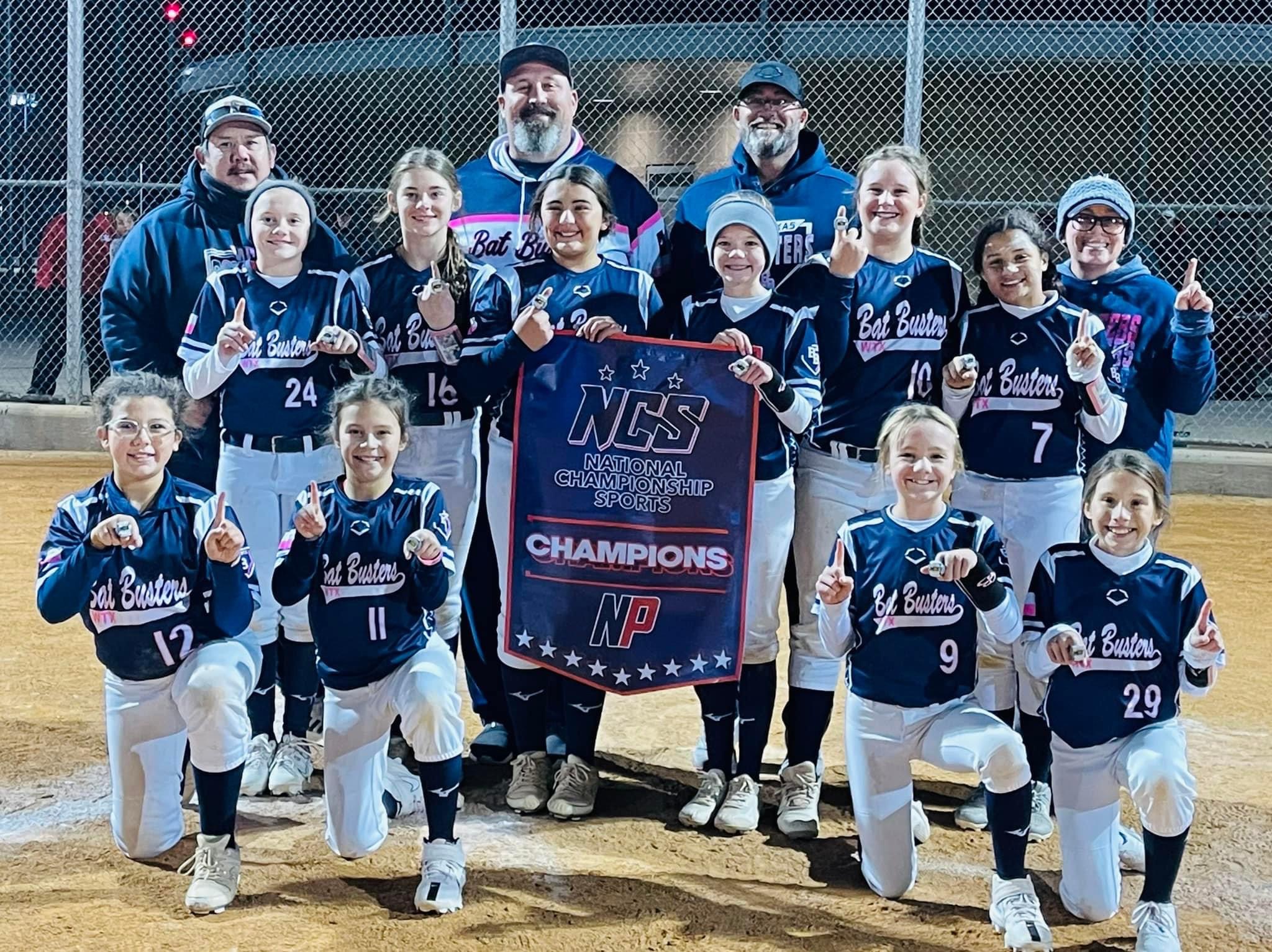 National Championship Sports Fastpitch WTX Bat Busters 12U B