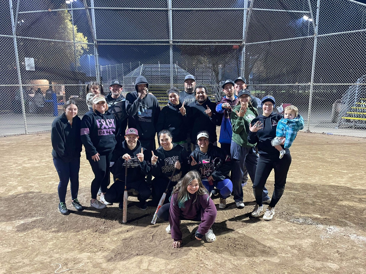 National Championship Sports Slowpitch Pine Riderz COED E