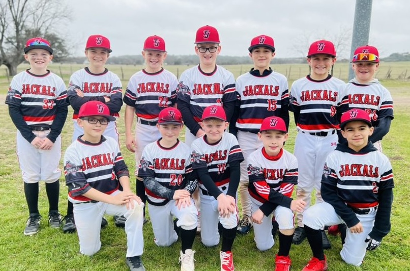 National Championship Sports Baseball Texas Jackals White 10U D3