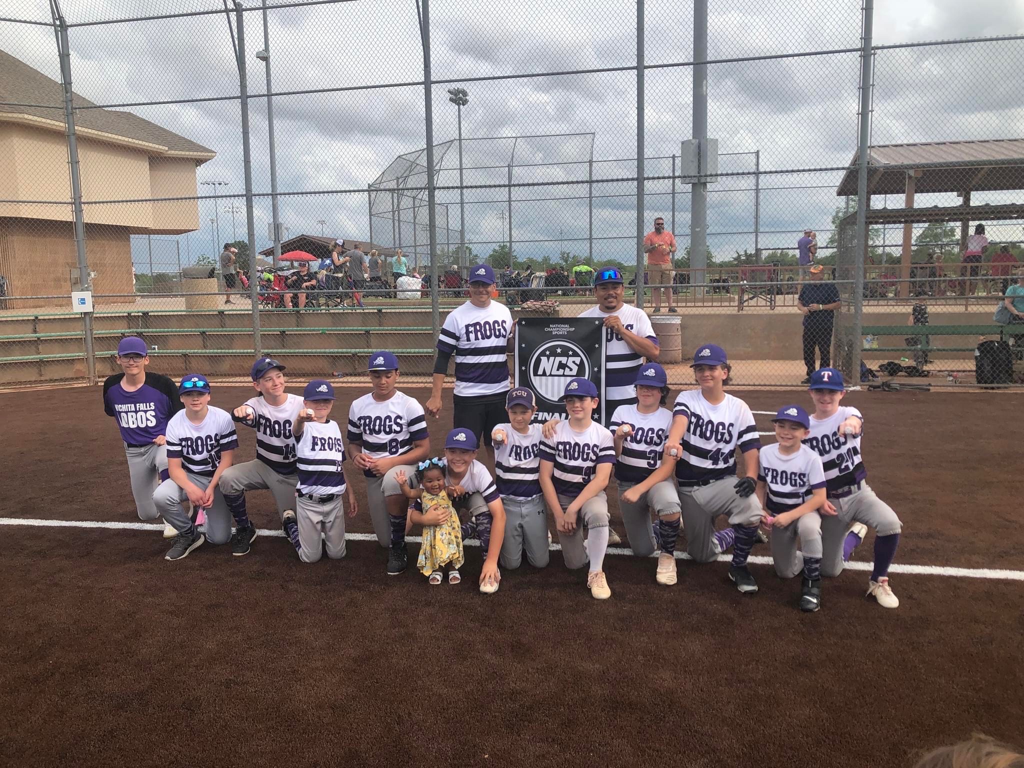 National Championship Sports Baseball WF Horned Frogs 12U D3