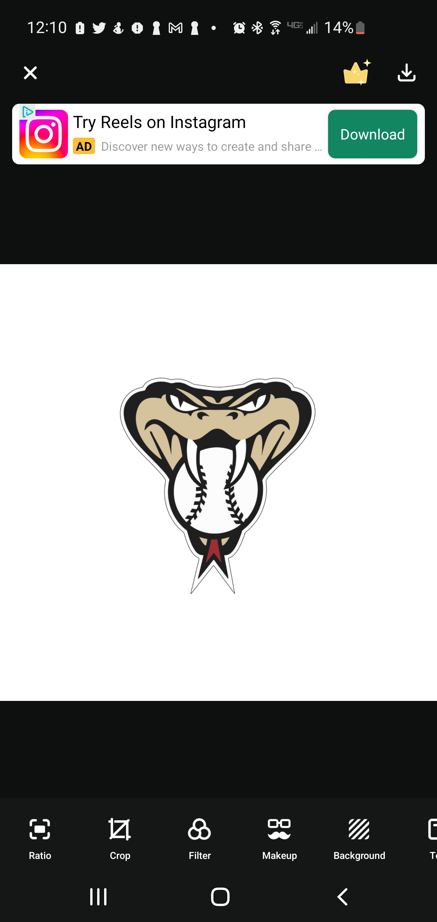 Arizona Diamondbacks dbacks With Snake Logo Open 