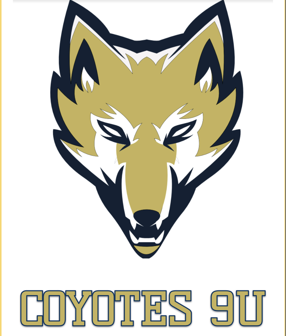 National Championship Sports | Baseball | Coyotes 9U Navy | 9U D3