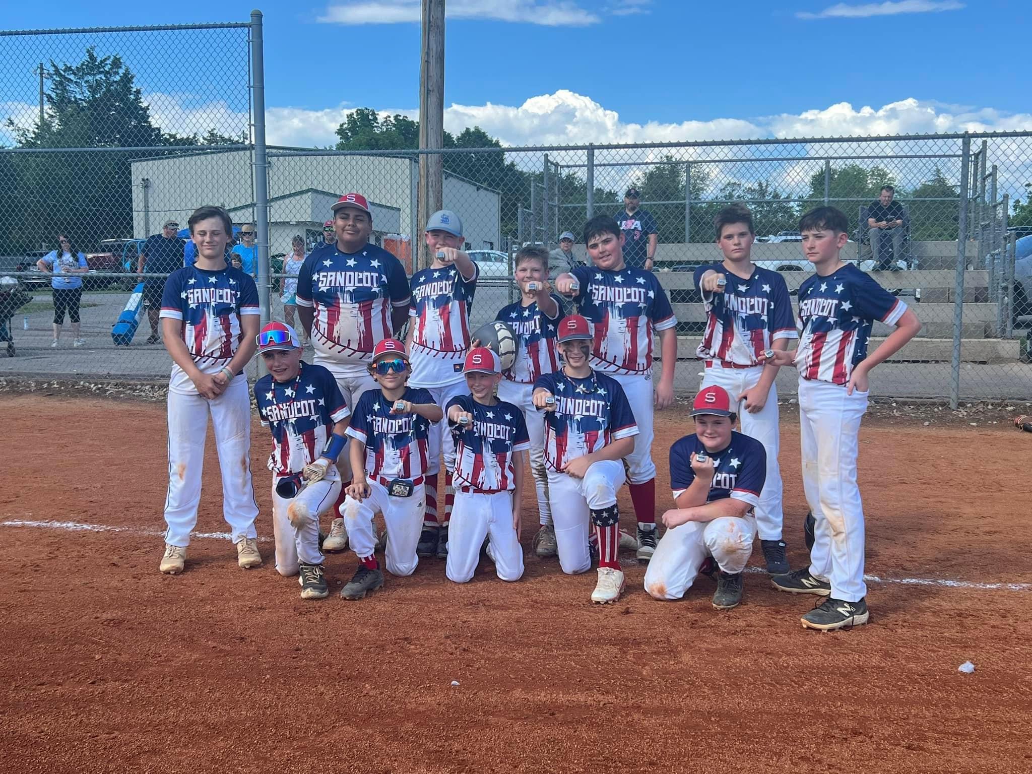 National Championship Sports Baseball Sandlot 12u 12U D3