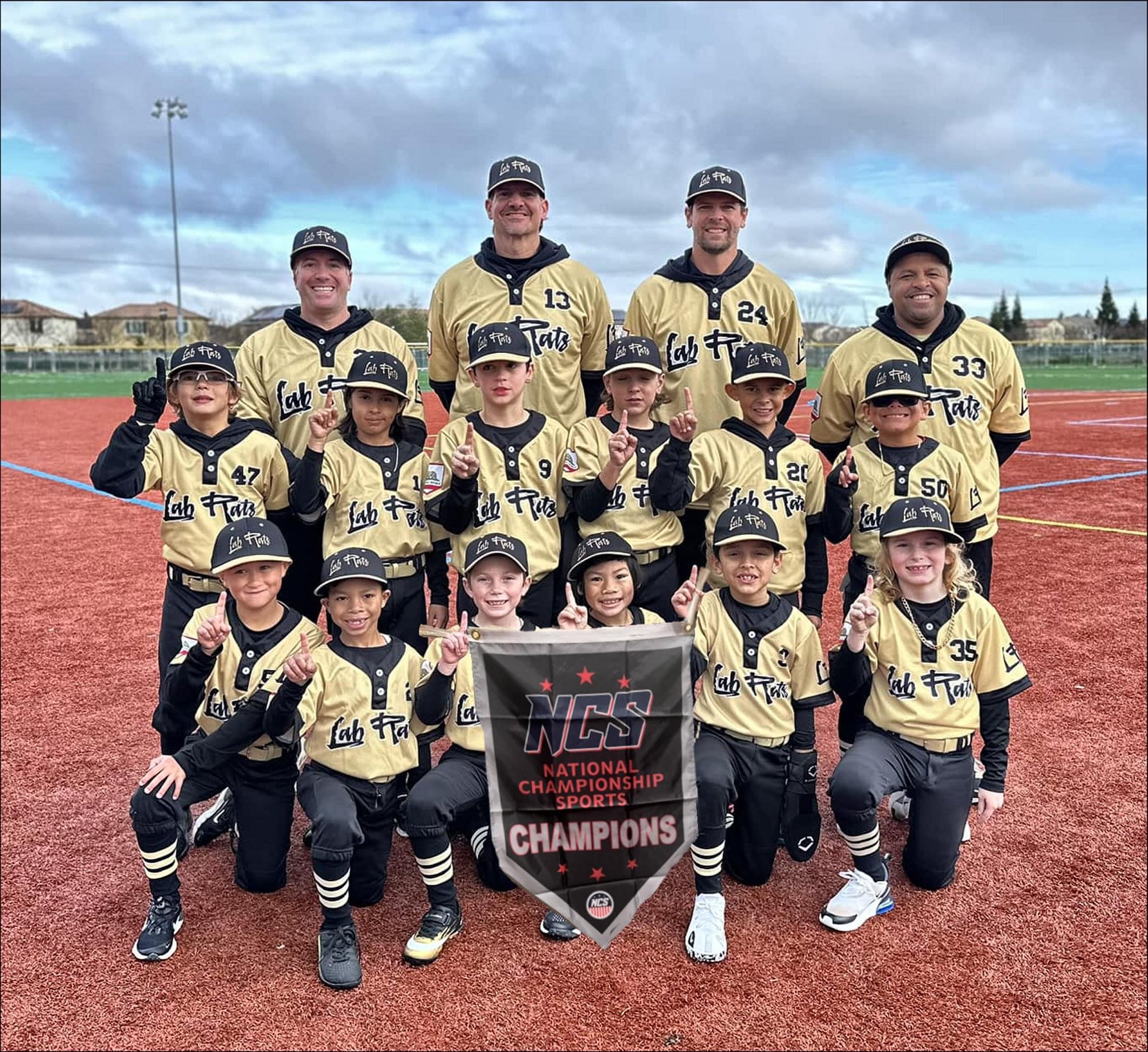 802 Lab Rats Baseball National Championship Sports | Baseball | Lab Rats | 8U D1 KP