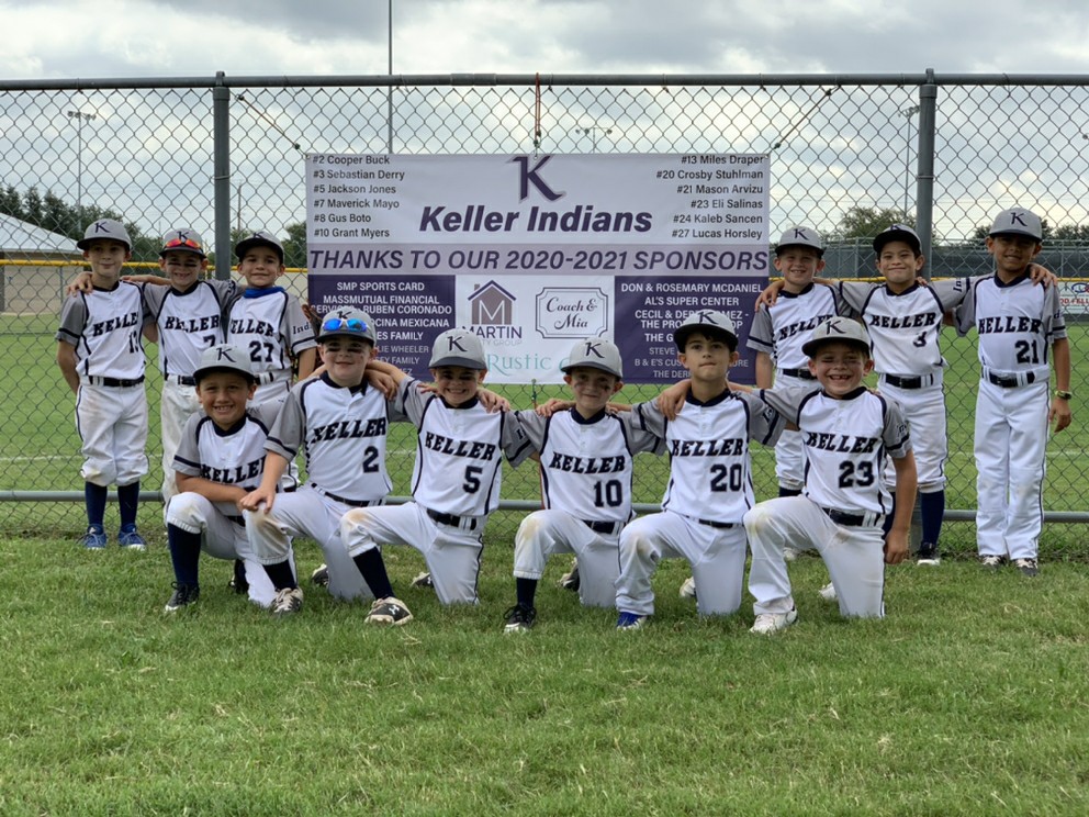 National Championship Sports Baseball Keller Indians 7U D3 KP